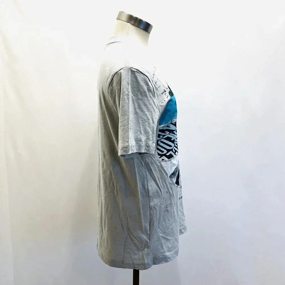 Apt. 9 Men Short Sleeve Pullover Crew Neck 100% Cotton Gray Tee Shirt Size Small - Picture 4 of 8